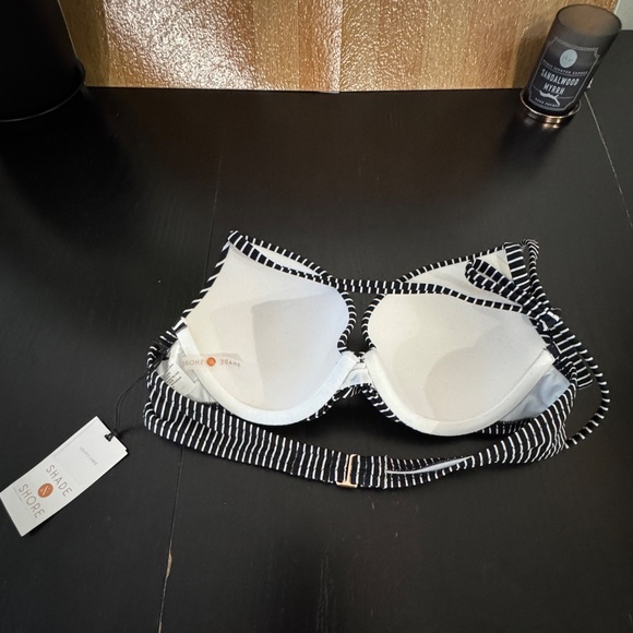 Shade & Shore - High Waist Stripe Caged Bikini Set - Picture 8 of 8